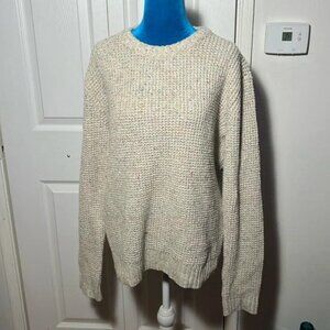 Wellen Men's Cream Crewneck Sweater